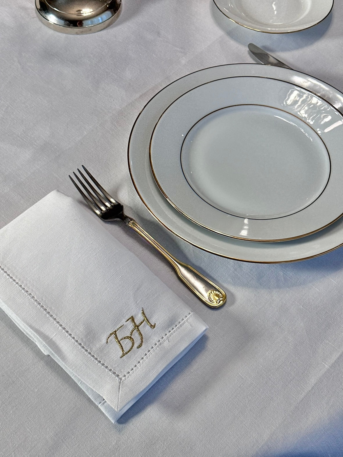 Napkins with initials