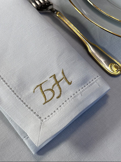 Napkins with initials