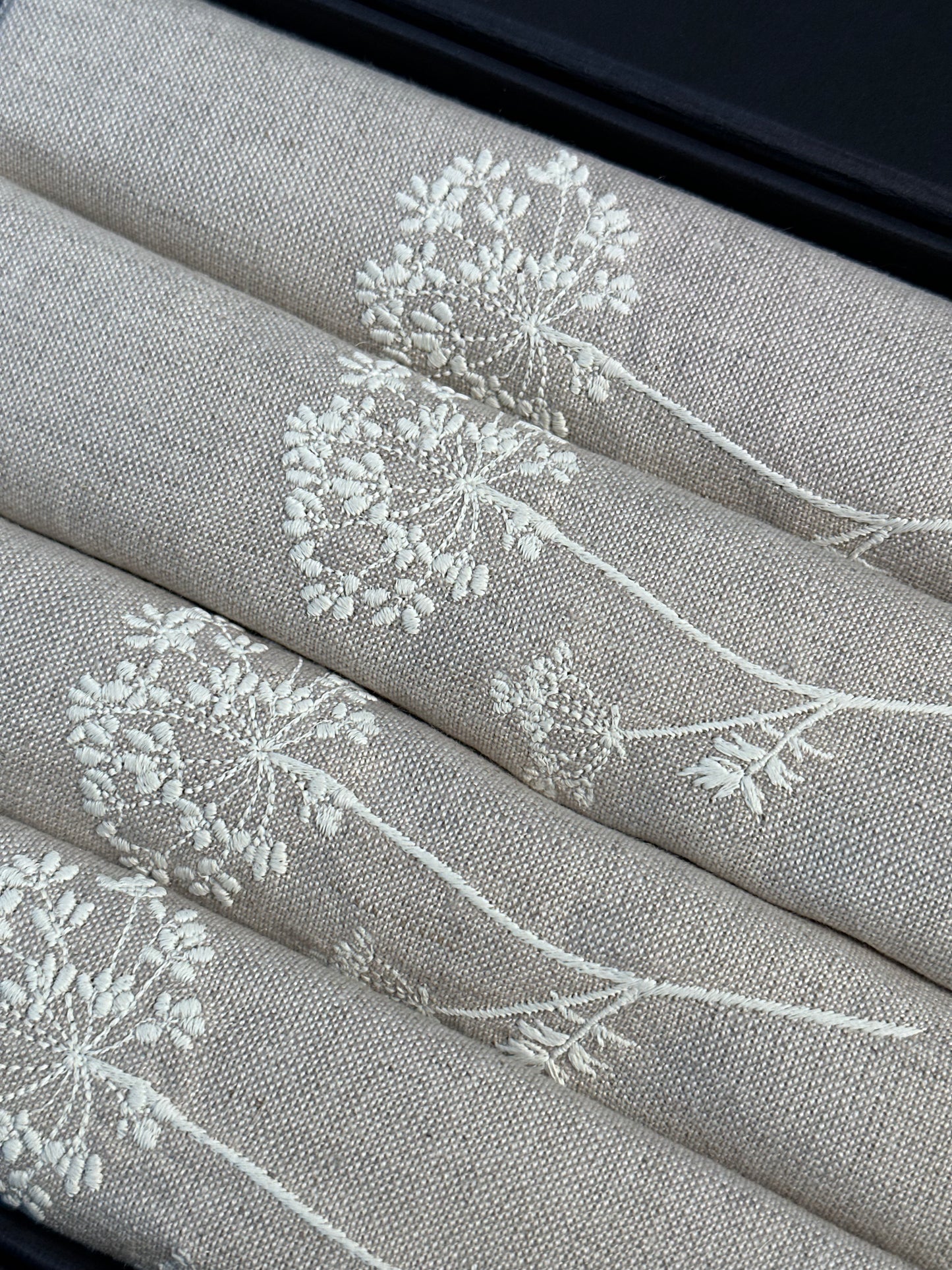 Linen napkins "Dill flower"