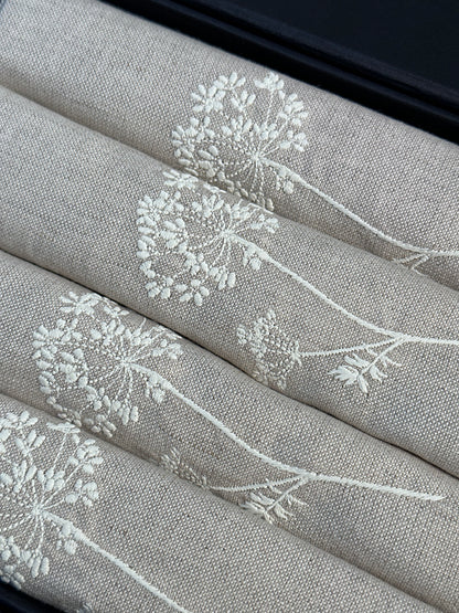 Linen napkins "Dill flower"