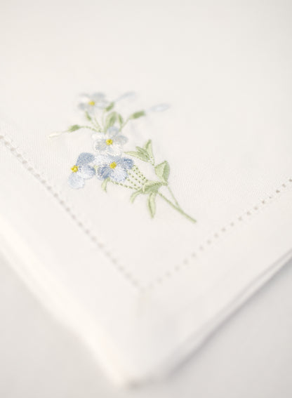 Napkin "Blue flowers"